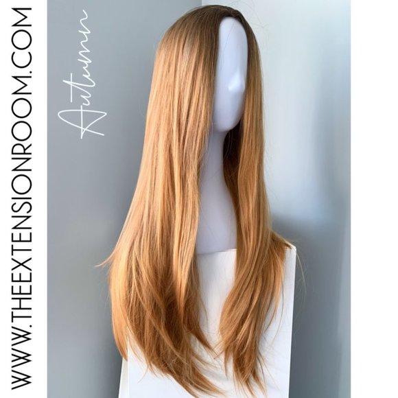 NEW Long Auburn Synthetic Wig
